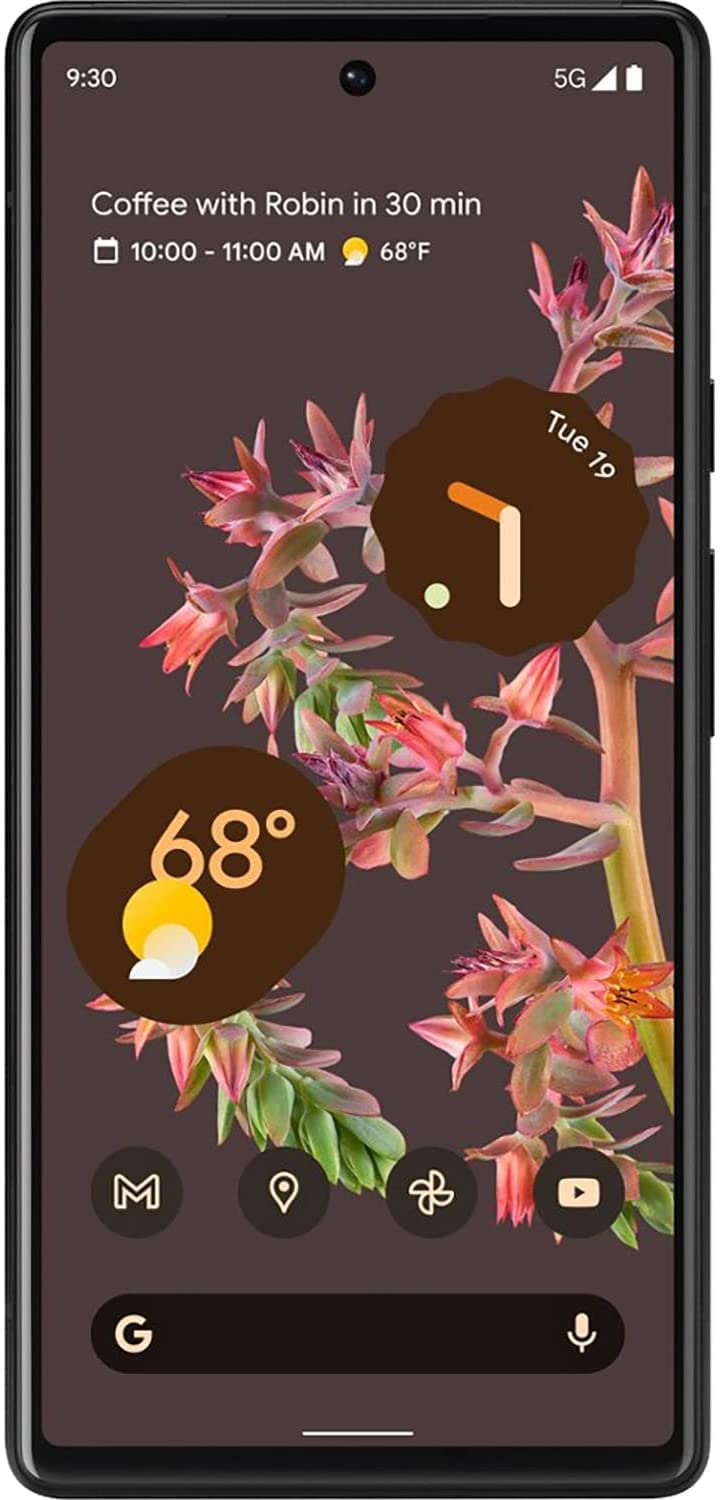 【Electronics】5G Android Phone - Unlocked Smartphone with Wide & Ultrawide Lens - 128GB -Stormy Black