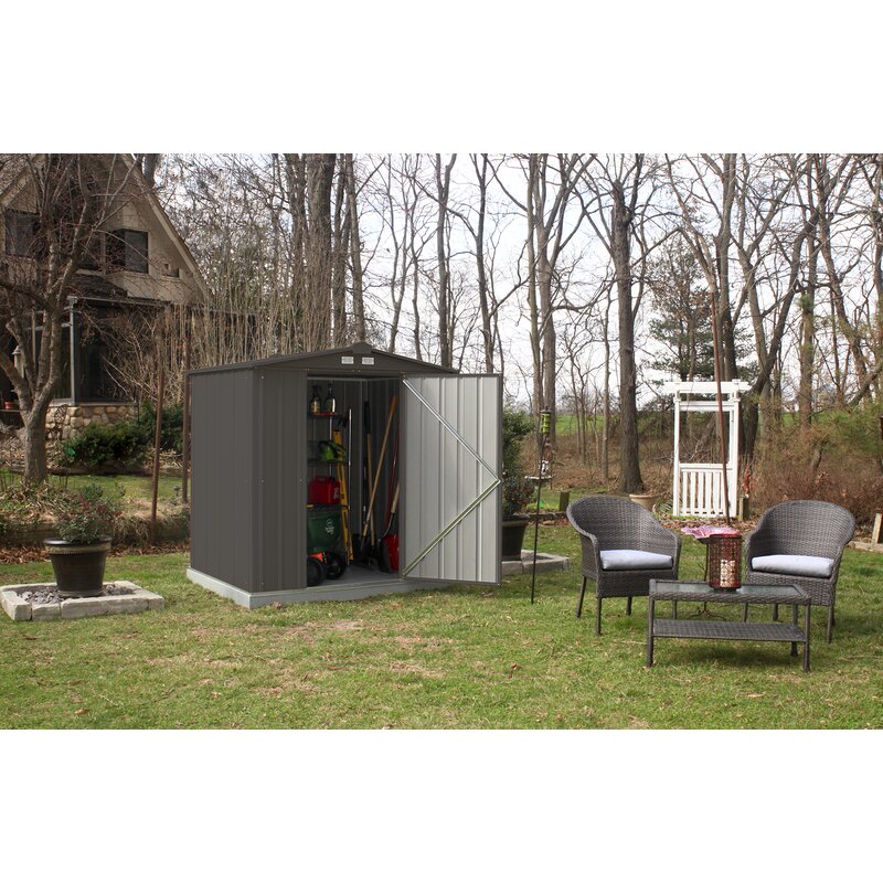 EZEE Shed 6 ft. W x 5 ft. D Metal Storage Shed
